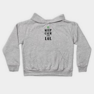 Keep calm and LOL Kids Hoodie